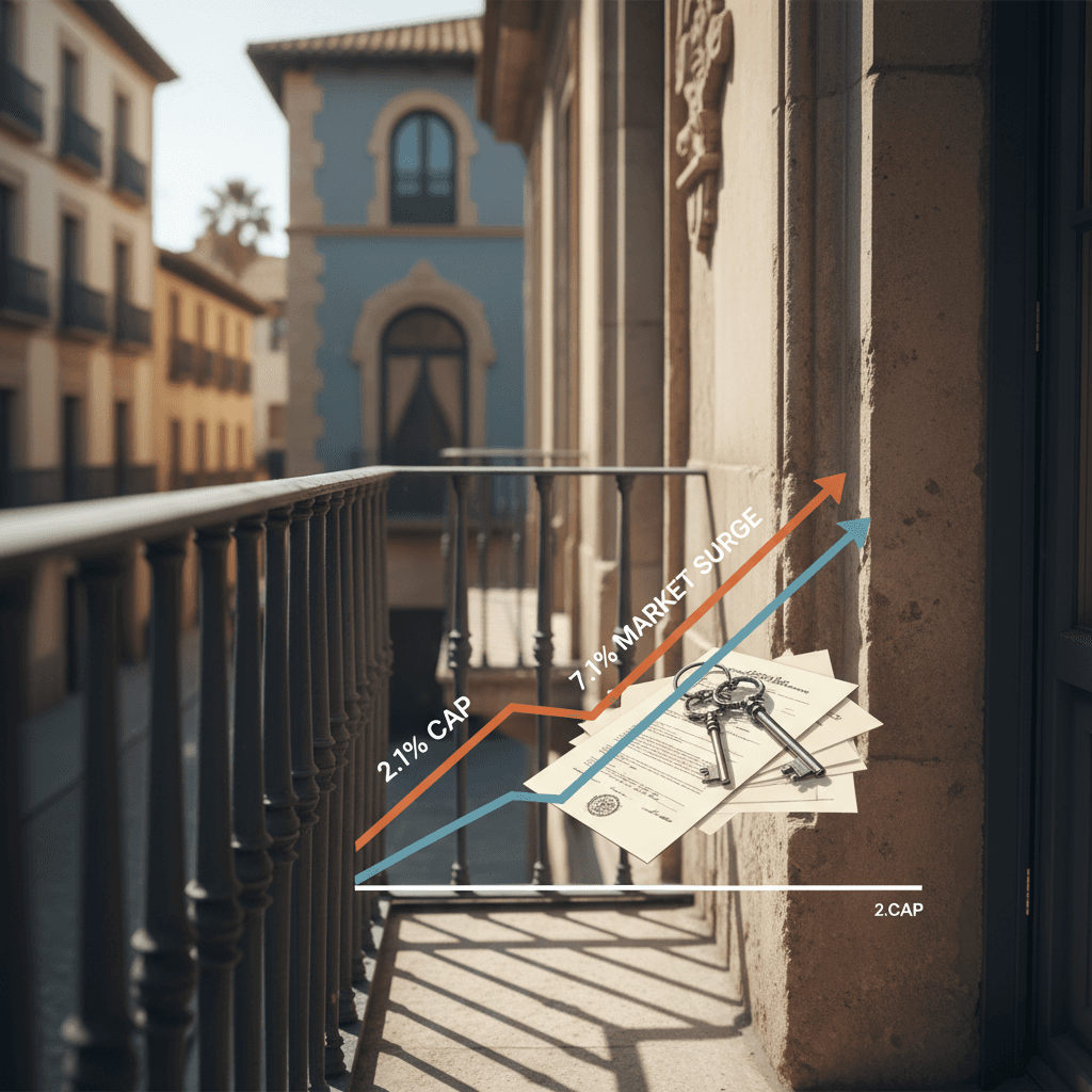 Spain’s 2% Rent Cap Meets a 7.1% Rise