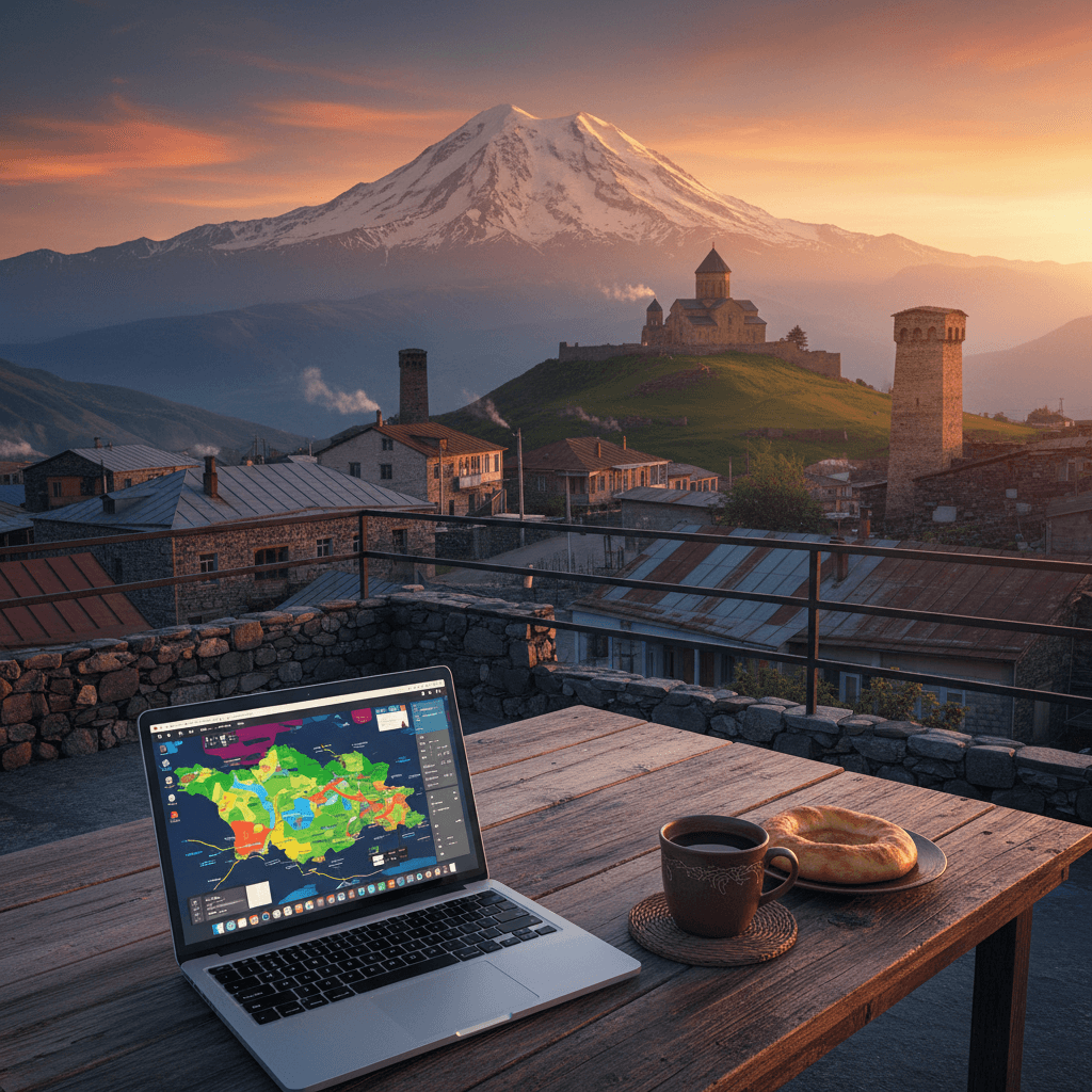 Stepantsminda (Kazbegi), Georgia